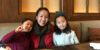 Namdon of Tibet family Kitchen with her daughters